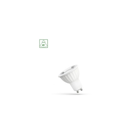 Foco LED GU10 6 W 4000 K 45°, con lente