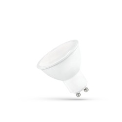 GU10 LED spotlight 6 W 3000 K, opal, white