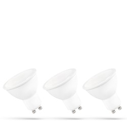 Σποτ LED GU10 6 W 3000 K, συσκευασία 3 τεμ., οπάλ, λευκό – φωτογραφία 3