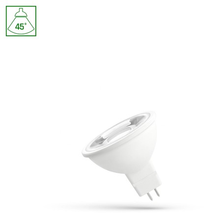LED-spot MR16 GU5.3 4 W 12 V 4000 K 45°, met lens