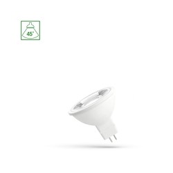 Foco LED MR16 GU5.3 4 W 12 V 3000 K 45°, con lente