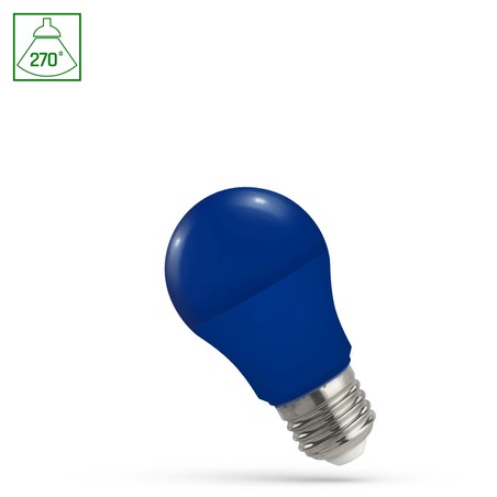 Standard LED bulb 4.9 W E27, blue