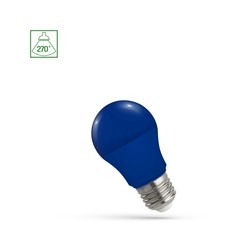 Lampadina LED standard 4,9 W E27, blu – foto 2