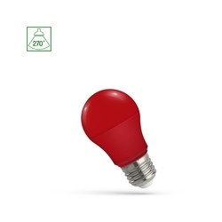 Standaard LED-lamp 4,9 W E27, rood – foto 3