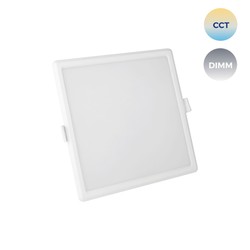 Oprawa LED podtynkowa smart Algine 12 W IP20, ściemnialny, CCT (regulowana temperatura barwowa), Wi-Fi, kwadratowy