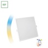 Foco LED empotrable inteligente Algine 22 W IP20, regulable, CCT (temperatura de color ajustable), Wi-Fi, cuadrado – foto 2