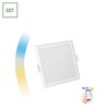 Oprawa LED podtynkowa smart Algine 6 W IP20, ściemnialny, CCT (regulowana temperatura barwowa), Wi-Fi, kwadratowy – zdjęcie 3