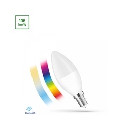 Smart LED-Kerzenlampe BTM 4,9 W E14 IP20, dimmbar, CCT (Farbtemperatur einstellbar), RGBW – Foto 3