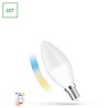 Smart LED-Kerzenlampe 5 W E14, dimmbar, CCT (Farbtemperatur einstellbar), Wi-Fi