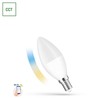 Smart LED-kronljuslampa 5 W E14, dimbar, CCT (justerbar färgtemperatur), Wi-Fi – foto 2