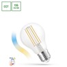Ampoule LED à filament connectée 5 W E27 dimmable CCT (température réglable) Wi-Fi verre clair – photo 2