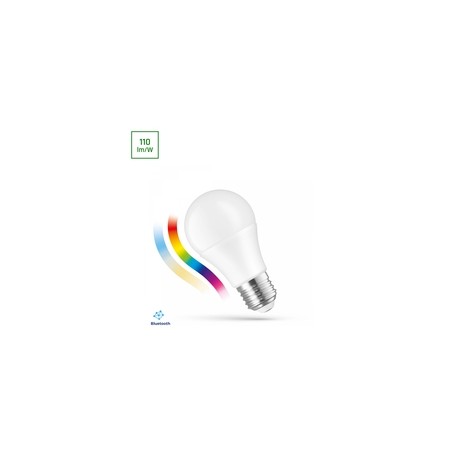 Lâmpada LED standard inteligente BTM 8,5 W E27 IP20, regulável, CCT (temperatura de cor ajustável), RGBW