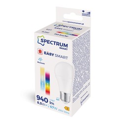 Smart Standaard LED-lamp BTM 8,5 W E27 IP20, dimbaar, CCT (instelbare kleurtemperatuur), RGBW – foto 3
