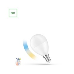 Smart LED-Tropfenlampe 5 W E14, dimmbar, CCT (Farbtemperatur einstellbar), Wi-Fi – Foto 2
