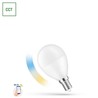 Lâmpada LED esférica inteligente 5 W E14, regulável, CCT (temperatura de cor ajustável), Wi-Fi – foto 2