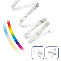 Светодиодная лента Smart Tuya Ada 230 V 17 W IP20, катушка 5 м, диммируемый, CCT (регулируемая цветовая температура), RGBW – фот