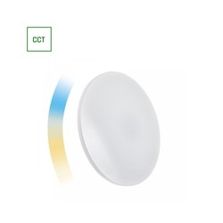 Smart LED bulkhead light Nymphea 24 W IP20, dimmable, CCT (adjustable colour temperature), Wi-Fi, Bluetooth