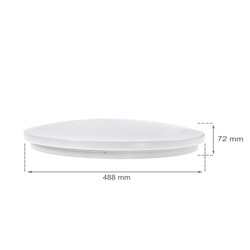 Plafon LED hermetyczny smart Nymphea 36 W IP20, ściemnialny, CCT (regulowana temperatura barwowa), Wi-Fi