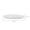 Smart LED-plafond Nymphea 36 W IP20, dimbar, CCT (justerbar färgtemperatur), Wi-Fi