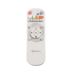 Comando à distância inteligente Xlr3 Konekto Mesh, regulável, CCT (temperatura de cor ajustável), RGB, branco – foto 2