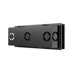 Applique Encanta 6 W IP54, CCT (temperatura di colore regolabile), da incasso, nero