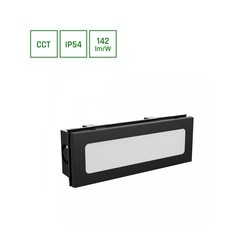 Kinkiet Encanta 6 W IP54, CCT (regulowana temperatura barwowa), podtynkowy, czarny – zdjęcie 6