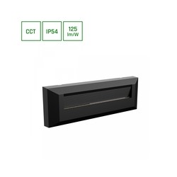 Απλίκα Encanta 6 W IP54, CCT (ρυθμιζόμενη θερμοκρασία χρώματος), επιφανειακό, ασύμμετρο, μαύρο – φωτογραφία 3