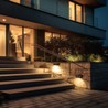 Wall light Encanta 6 W IP54, CCT (adjustable colour temperature), surface-mounted, asymmetric, black – photo 4