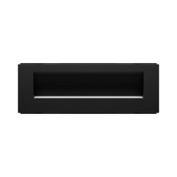 Aplique Encanta 6 W IP54, CCT (temperatura de color ajustable), empotrable, asimétrico, negro