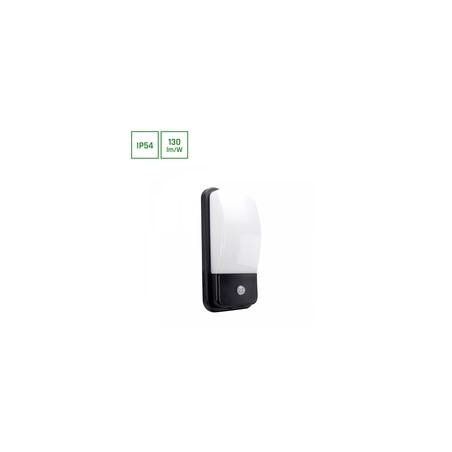 Wandlamp Enigo Rectangular 20 W 4000 K IP54, met bewegingsmelder, wit