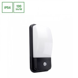 Aplique Enigo Rectangular 20 W 4000 K IP54, con detector, blanco – foto 2