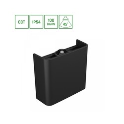Applique Lunarix 1 Down 2 W IP54 CCT (température réglable) noire – photo 3