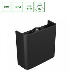 Vägglampa Lunarix 1 Down 2 W IP54, CCT (justerbar färgtemperatur), svart – foto 7