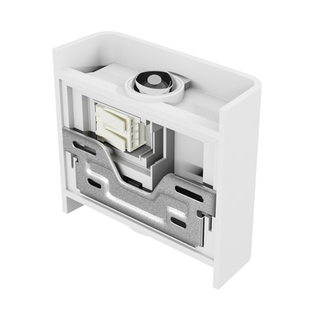 Wall light Lunarix 1 Down 2 W IP54, CCT (adjustable colour temperature), white