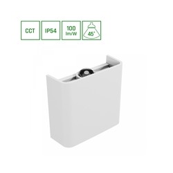 Applique Lunarix 1 Down 2 W IP54 CCT (température réglable) blanche – photo 4