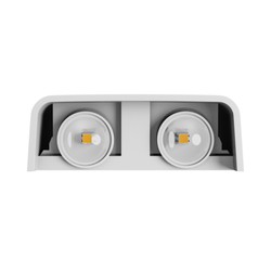 Kinkiet Lunarix 2 Down 4 W IP54, CCT (regulowana temperatura barwowa), biały – zdjęcie 3