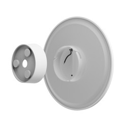 Απλίκα Piatta 18 W IP44, CCT (ρυθμιζόμενη θερμοκρασία χρώματος), στρογγυλό, λευκό