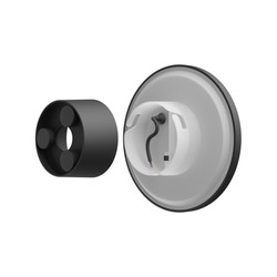Wall light Piatta 9 W IP44, CCT (adjustable colour temperature), round, black – photo 6