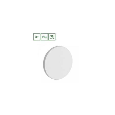 Applique Piatta 9 W IP44, CCT (temperatura di colore regolabile), rotondo, bianco