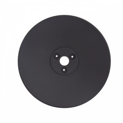 Monteringsplatta Piatta 12 W, rund, svart