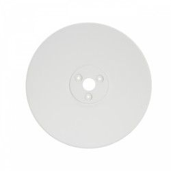 Monteringsplatta Piatta 12 W, rund, vit