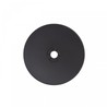 Monteringsplatta Piatta 9 W, rund, svart