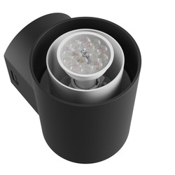 Настенный светильник Stella 6 W GU10 IP44, CCT (регулируемая цветовая температура), круглый, чёрный – SLI003057CCT_PW – фото 5