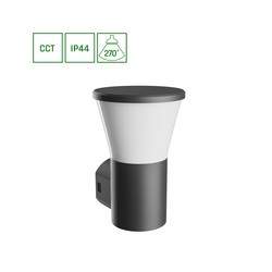 Vägglampa Stella 6 W GU10 IP44, CCT (justerbar färgtemperatur), rund, svart – SLI003059CCT_PW – foto 5