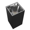 Applique Torre 18 W IP54 CCT (température réglable) carrée noire – SLI003024CCT_PW