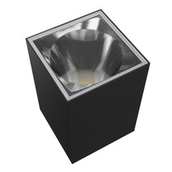 Kinkiet Torre 9 W IP54, CCT (regulowana temperatura barwowa), kwadratowy, czarny – SLI003023CCT_PW – zdjęcie 2