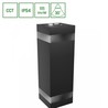 Applique Torre 18 W IP54 CCT (température réglable) carrée noire – SLI003028CCT_PW