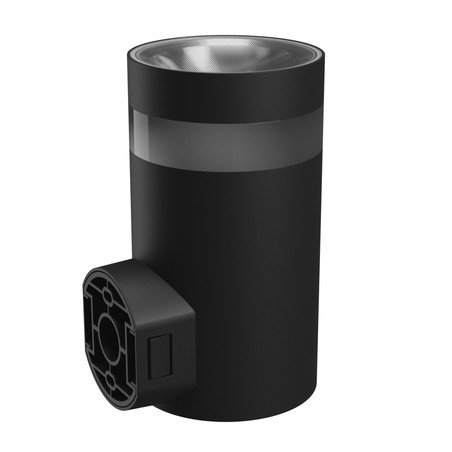 Applique Torre 9 W IP54 CCT (température réglable) ronde noire – SLI003025CCT_PW
