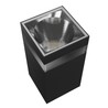 Applique Torre 9 W IP54, CCT (temperatura di colore regolabile), quadrato, nero – SLI003027CCT_PW – foto 2