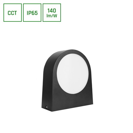 Настенный светильник Versa 15 W IP65, CCT (регулируемая цветовая температура), чёрный